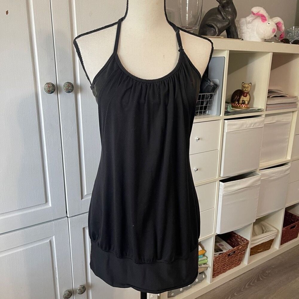 Lululemon No Limits Racerback Loose Activewear Workout Yoga Tank Top Black Small